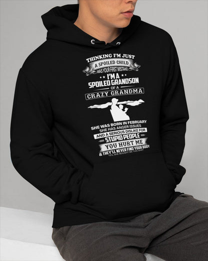 Spoiled by Grandma Shirt February Edition – From Grandma to Grandson snow02 (SKU-GMS2-02)