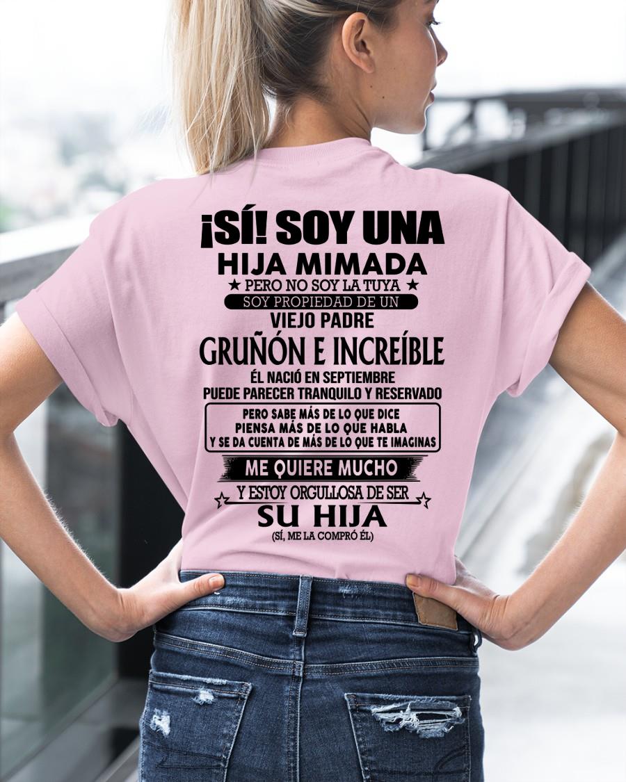 Septiembre Padre Increíble - Regalo especial para hija - TBN - T09 (SKU04-109-09)