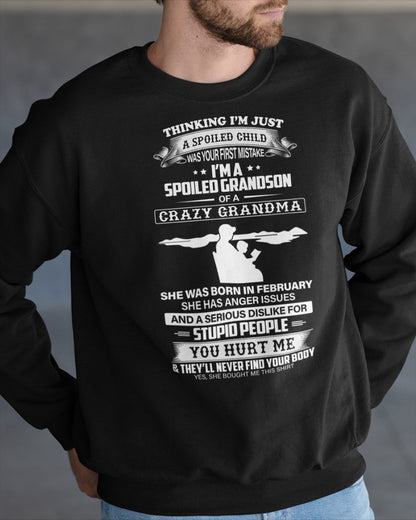 Spoiled by Grandma Shirt February Edition – From Grandma to Grandson snow02 (SKU-GMS2-02)