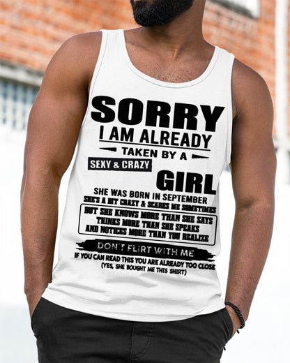 SEPTEMBER, SORRY I AM ALREADY TAKEN BY A SEXY & CRAZY GIRL – SNOW MALE01 (SKU26T-01163-09)