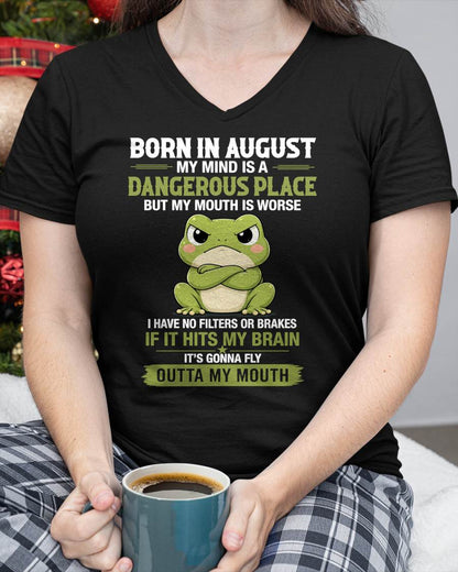 AUGUST SHIRT, MY MIND IS A DANGEROUS PLACE - SNOW08 (SKU2605-116-08)