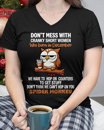 DECEMBER SHIRT, DON'T MESS WITH SHORT LADY - FMA SNOW12 (SKU2603-312-12)