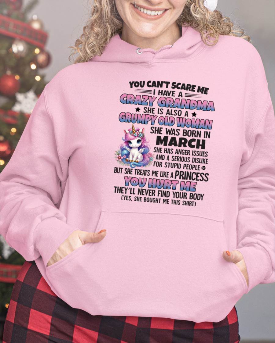 MARCH - YOU CAN'T SCARE ME - GIFT FROM GRANDMA - snow03 (SKU09-106-03)
