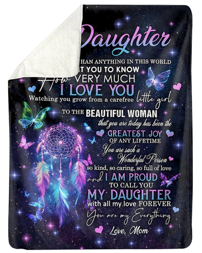 Special Gift For Daughter - From Mom Blanket (SKUB08-92)
