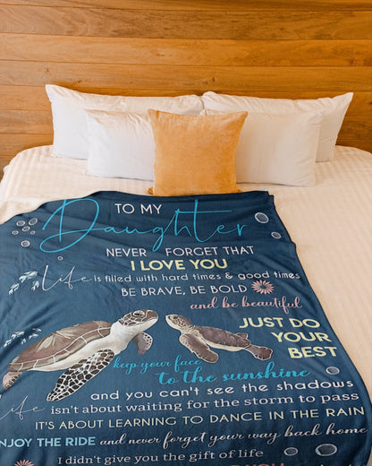 Special Gift For Your Daughter Blanket - From Mom (SKUB09-104)