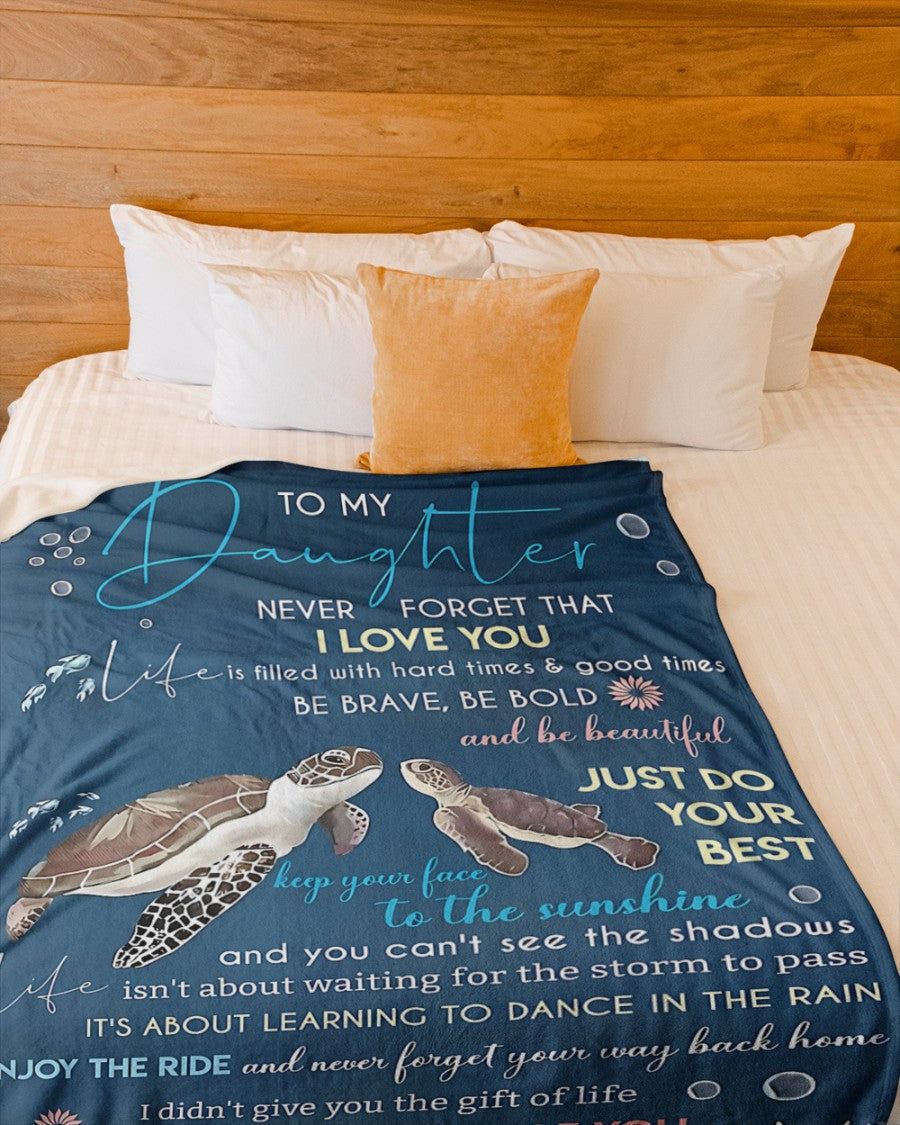 Special Gift For Your Daughter Blanket - From Mom (SKUB09-104)