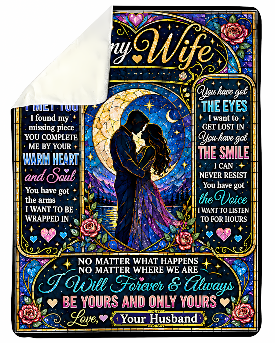 BLANKET FOR WIFE – COMFORT & WARMTH GIFT FROM HUSBAND- SNOW00 (SKU2609-189)