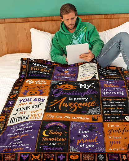 Special Gift For Your Granddaughter Blanket - From Grandma (SKU2607-264)