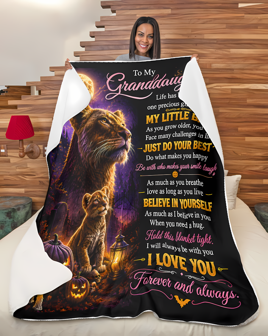 Special Gift For Your Granddaughter Blanket - From Grandma (SKU2608-476)