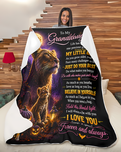 Special Gift For Your Granddaughter Blanket - From Grandma (SKU2608-476)