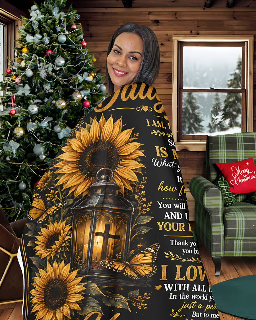Special Gift For Your Daughter Blanket - From Mom (SKU2608-211)