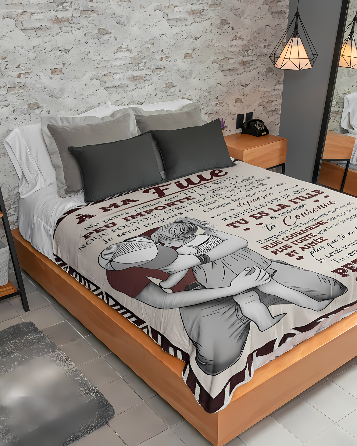 Couverture Cadeau Spécial Pour Votre Fille - De la part de Papa (SKU2606-190)