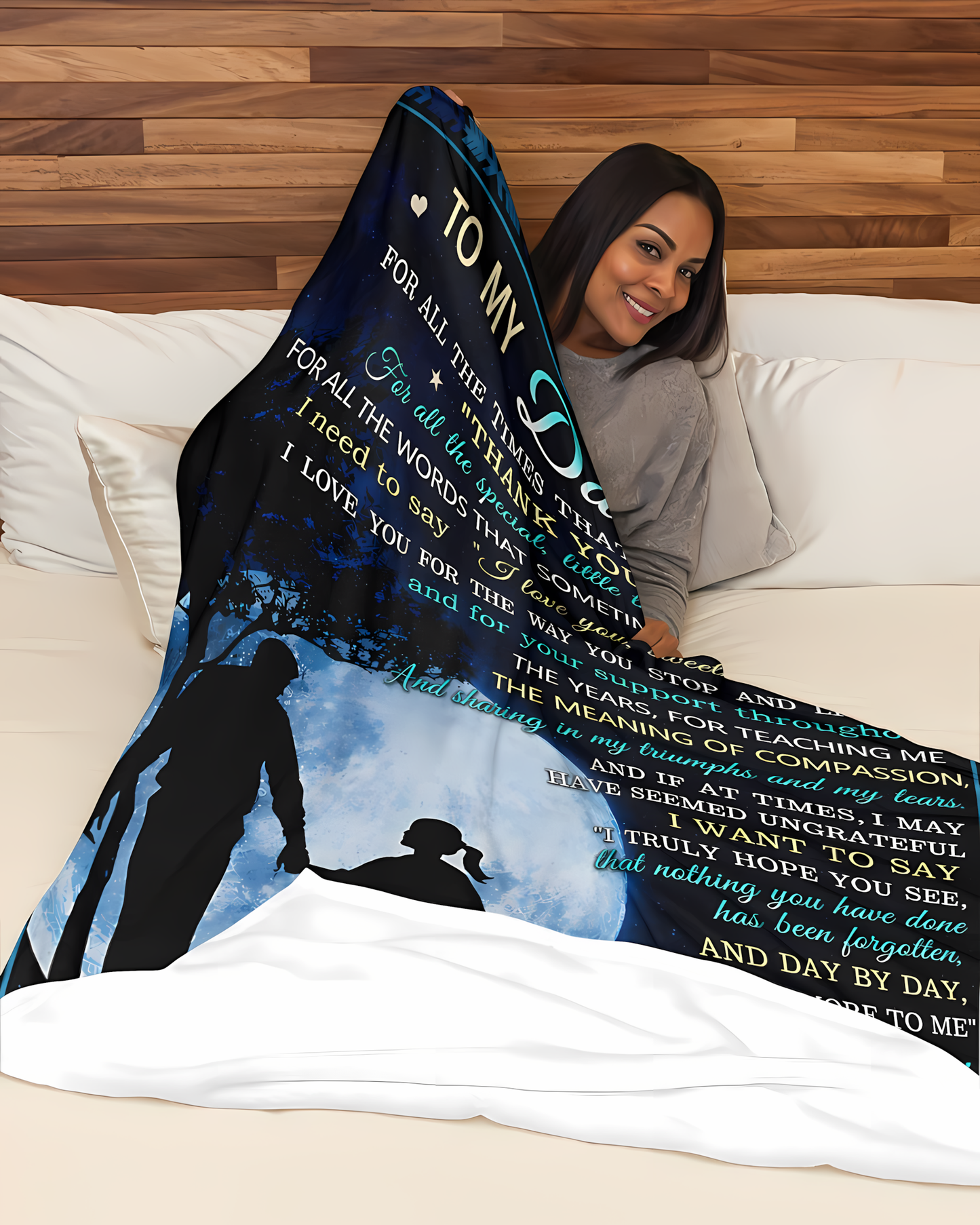 Special Gift For Your Daughter Blanket - From Dad (SKU2606-31)
