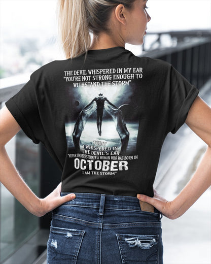 OCTOBER - NEVER UNDERESTIUNDER A WOMAN - I AM THE STORM-FMA-(SKU-CHAUU-10)