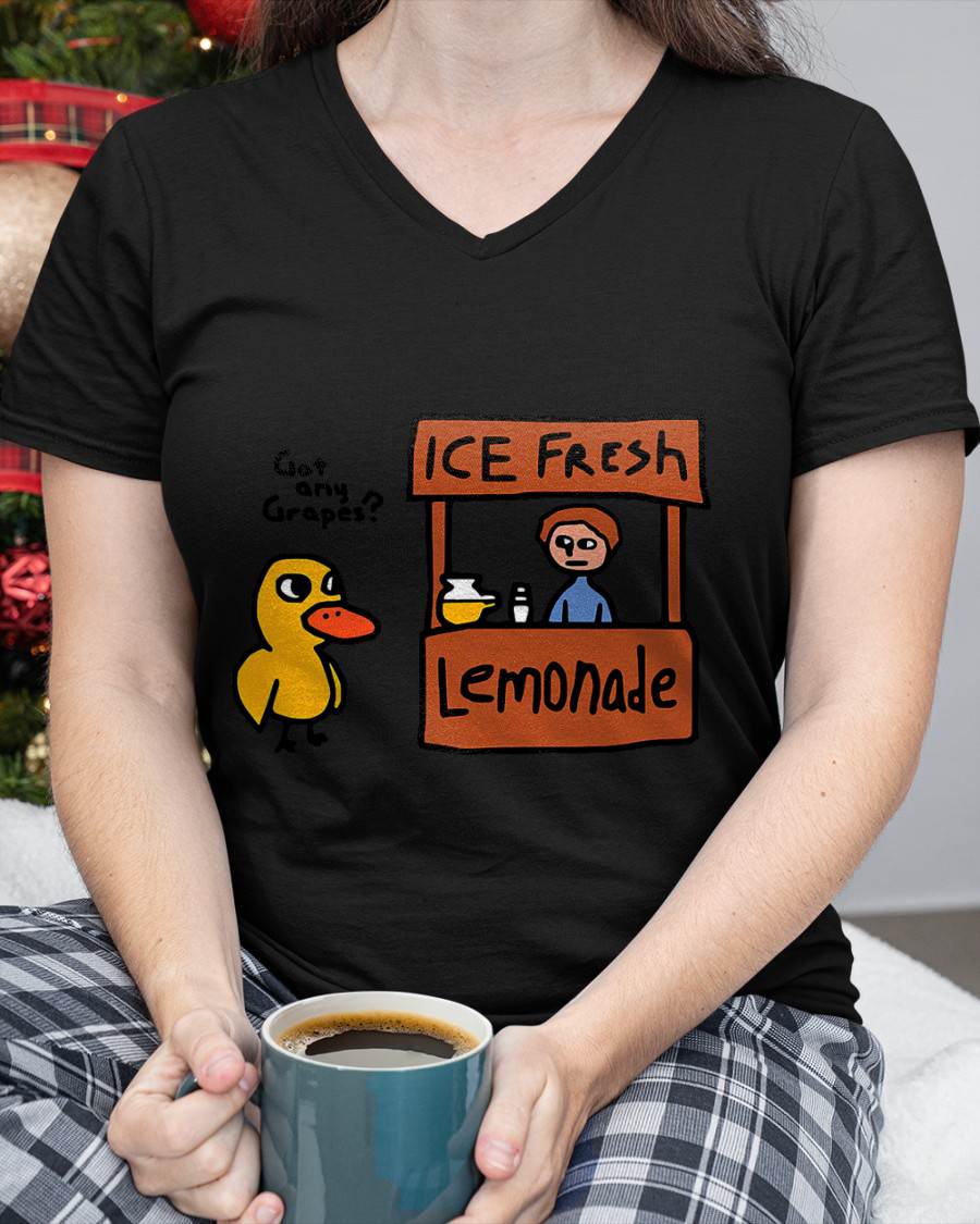 The Duck Song Got Any Grapes Funny Meme T-Shirt