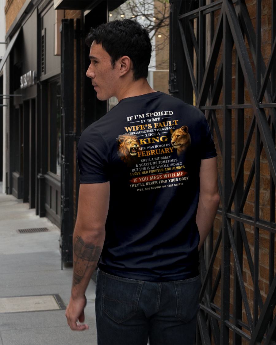 FEBRUARY - SPOILED HUSBAND - GIFT FROM WIFE - SNOW02 (SKU26T-01-60-02)