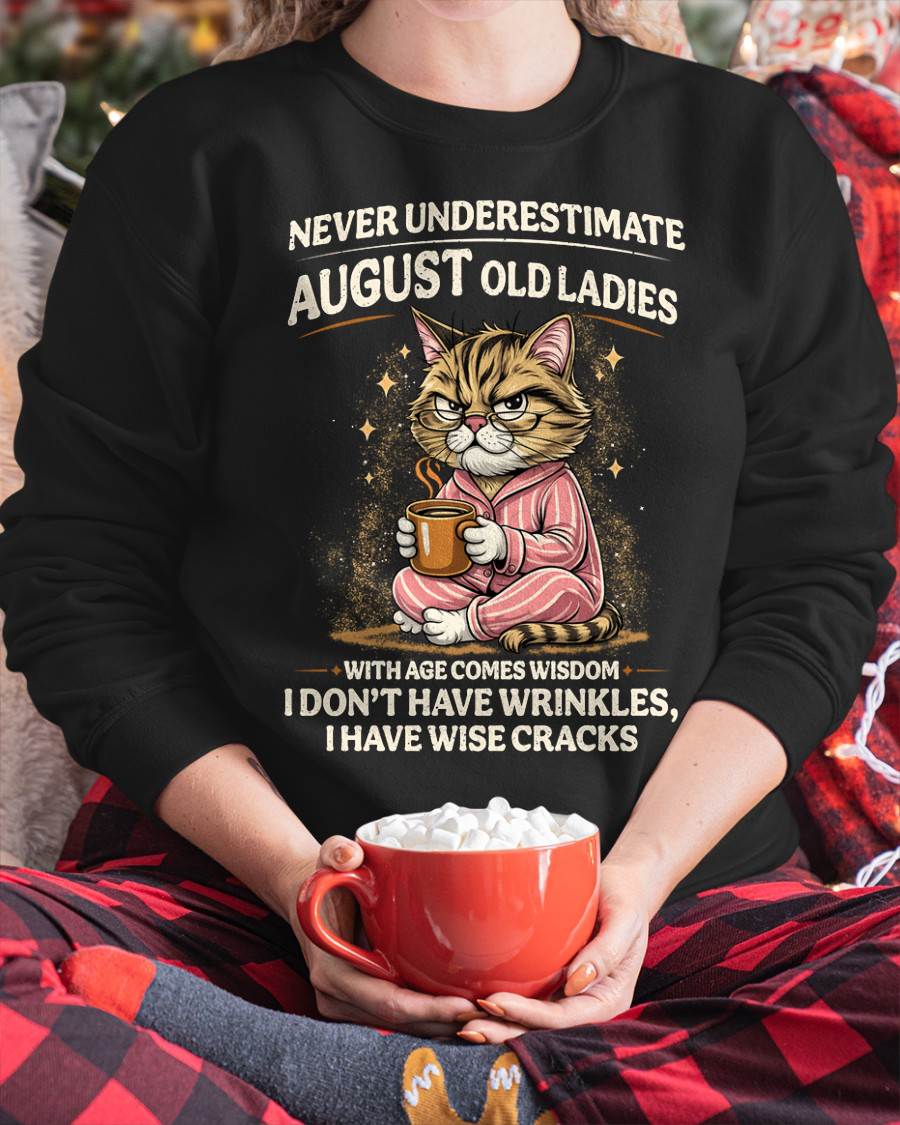 AUGUST SHIRT, With age comes wisdom - FMA SNOW08 (SKU2604-99-08)