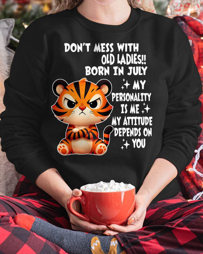 JULY SHIRT, MY ATTITUDE DEPENDS ON YOU - FMA SNOW07 (SKU2604-60-07)