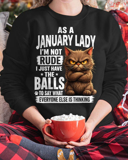 JANUARY SHIRT, SAY WHAT EVERYONE ELSE IS THINKING - SNOW01 (SKU2604-273-01)