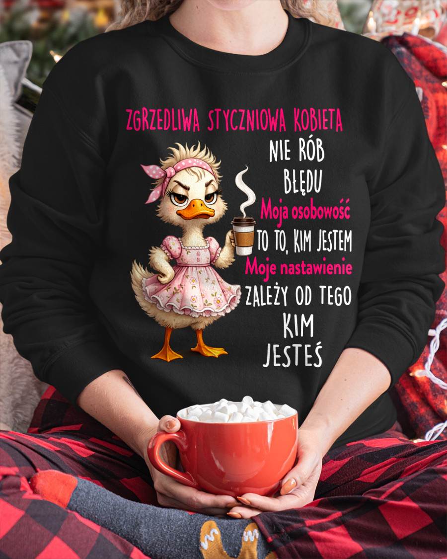 STYCZNIOWA, Moje nastawienie ZALEŻY OD TEGO KIM JESTEŚ - SNOW PO01 (SKU2606-56-01)