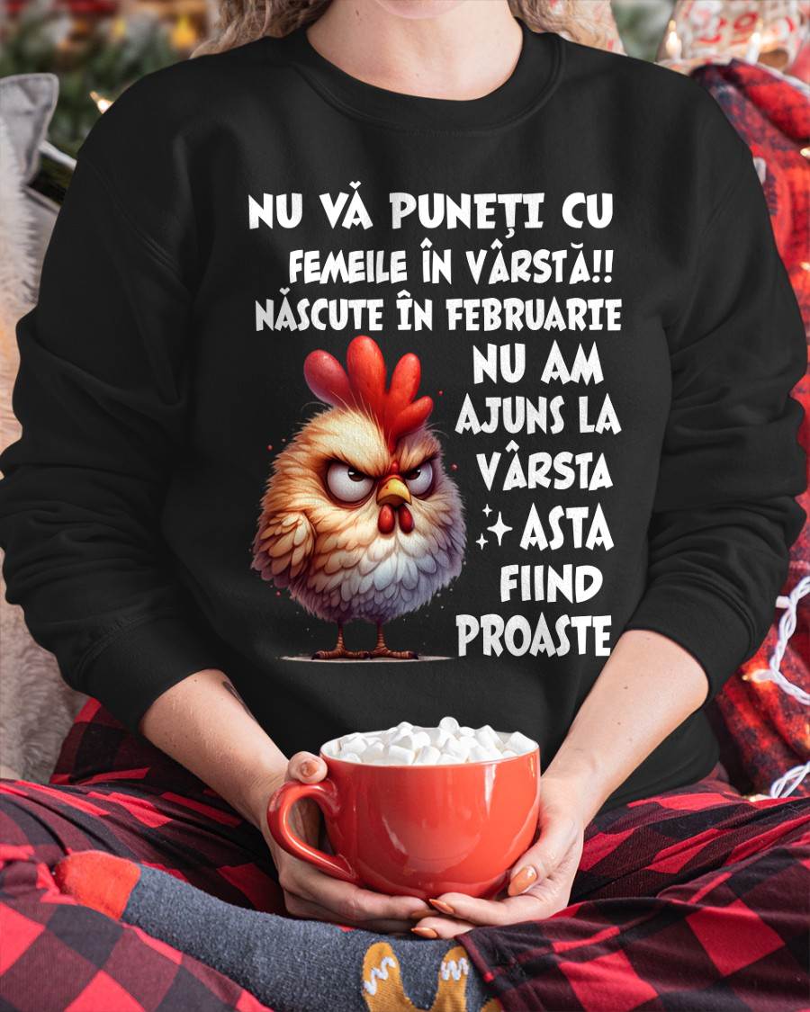 FEBRUARIE, NU VĂ PUNEȚI CU FEMEILE ÎN VÂRSTĂ!! - SNOW RO02 (SKU2606-97-02)