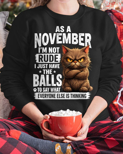 NOVEMBER SHIRT, SAY WHAT EVERYONE ELSE IS THINKING - SNOW11 (SKU2604-273-11)