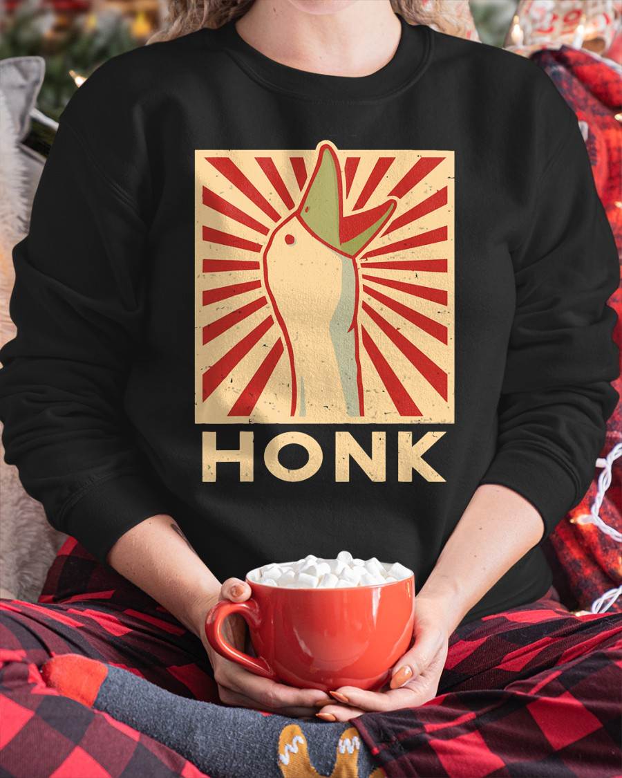 Honk Goose - Funny Duck Chicken Meme Idea T-Shirt