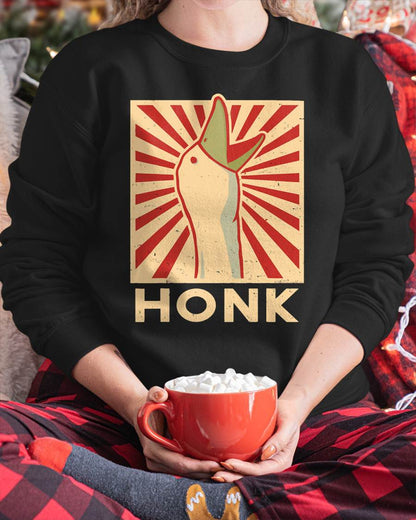 Honk Goose - Funny Duck Chicken Meme Idea T-Shirt