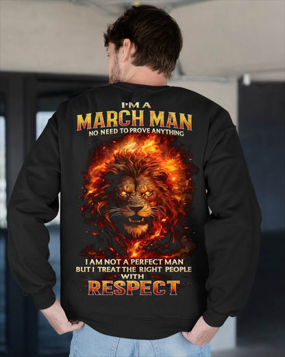MARCH, NO NEED TO PROVE ANYTHING I AM NOT A PERFECT MAN - SNOW MALE03 (SKU26T-0177-03)