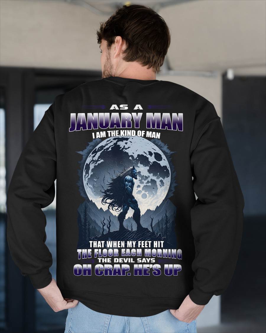 JANUARY, THE DEVIL SAYS OH CRAP, HE’S UP-SNOW MALE01 (SKU26T-01-56-01)