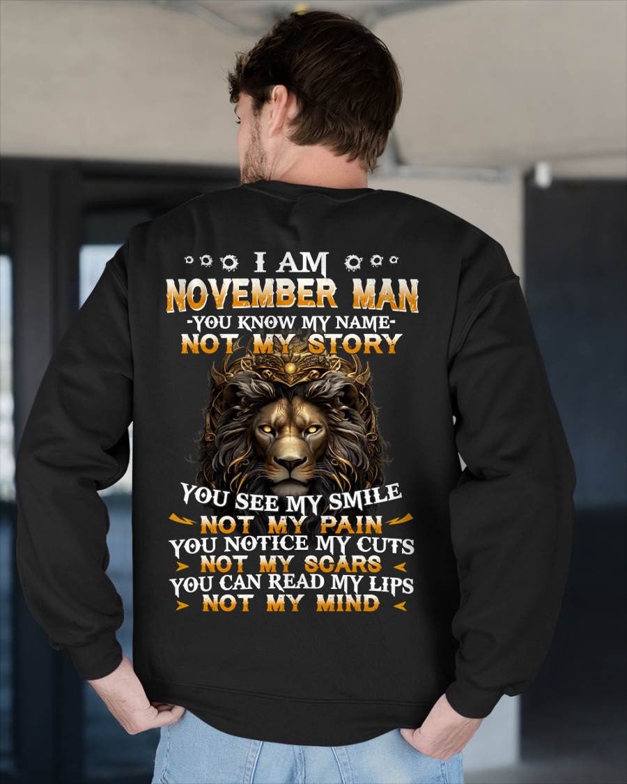 NOVEMBER, YOU KNOW MY NAME NOT MY STORY – SNOW MALE11 (SKU2602-70-11)