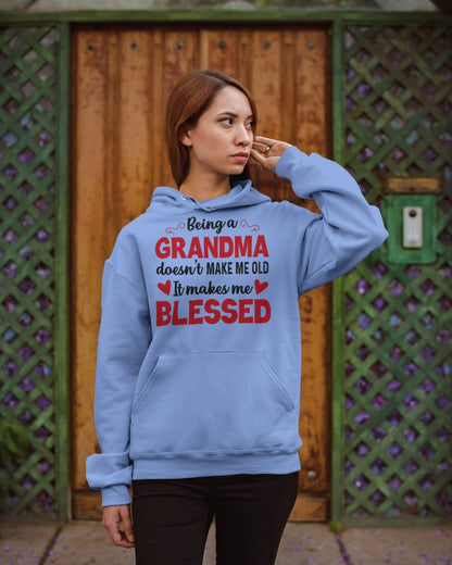 BEING A GRANDMA DOESN'T MAKE ME OLD- IT MAKES ME BLESSED snow00 (SKU10-11)