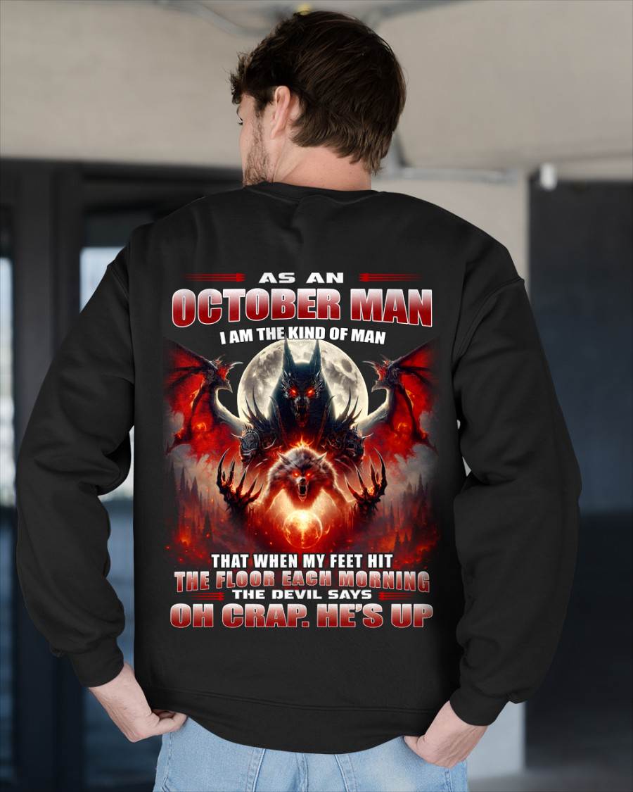 OCTOBER SHIRT, OH CRAP HE'S UP - MAN SNOW10 (SKU2604-94-10)