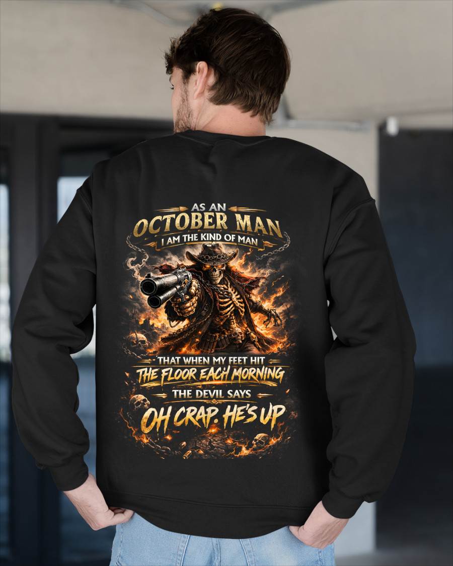 OCTOBER. THE DEVIL SAYS OH CRAP. HE’S UP - SNOW MALE10 (SKU2602-195-10)