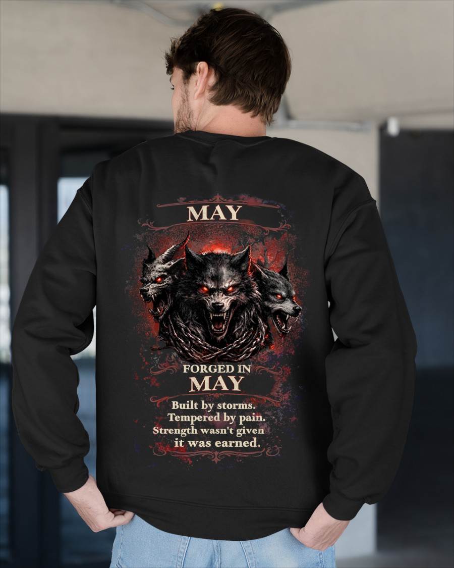 MAY SHIRT, Strength wasn't given it was earned – SNOW MALE05 (SKU2602-164-05)