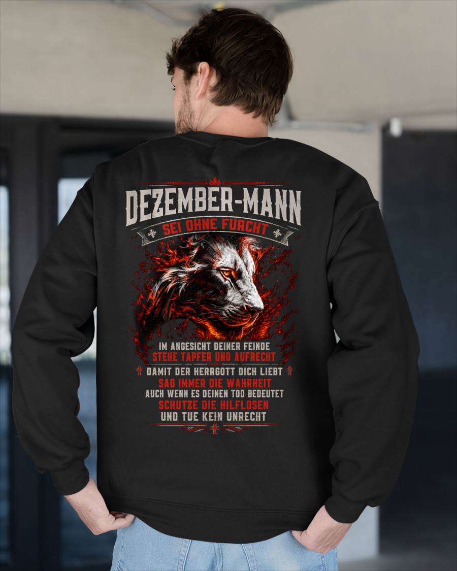 DEZEMBER, SEI OHNE FURCHT IM ANGESICHT DEINER FEINDE - SNOW GER12 (SKU2605-362-12)
