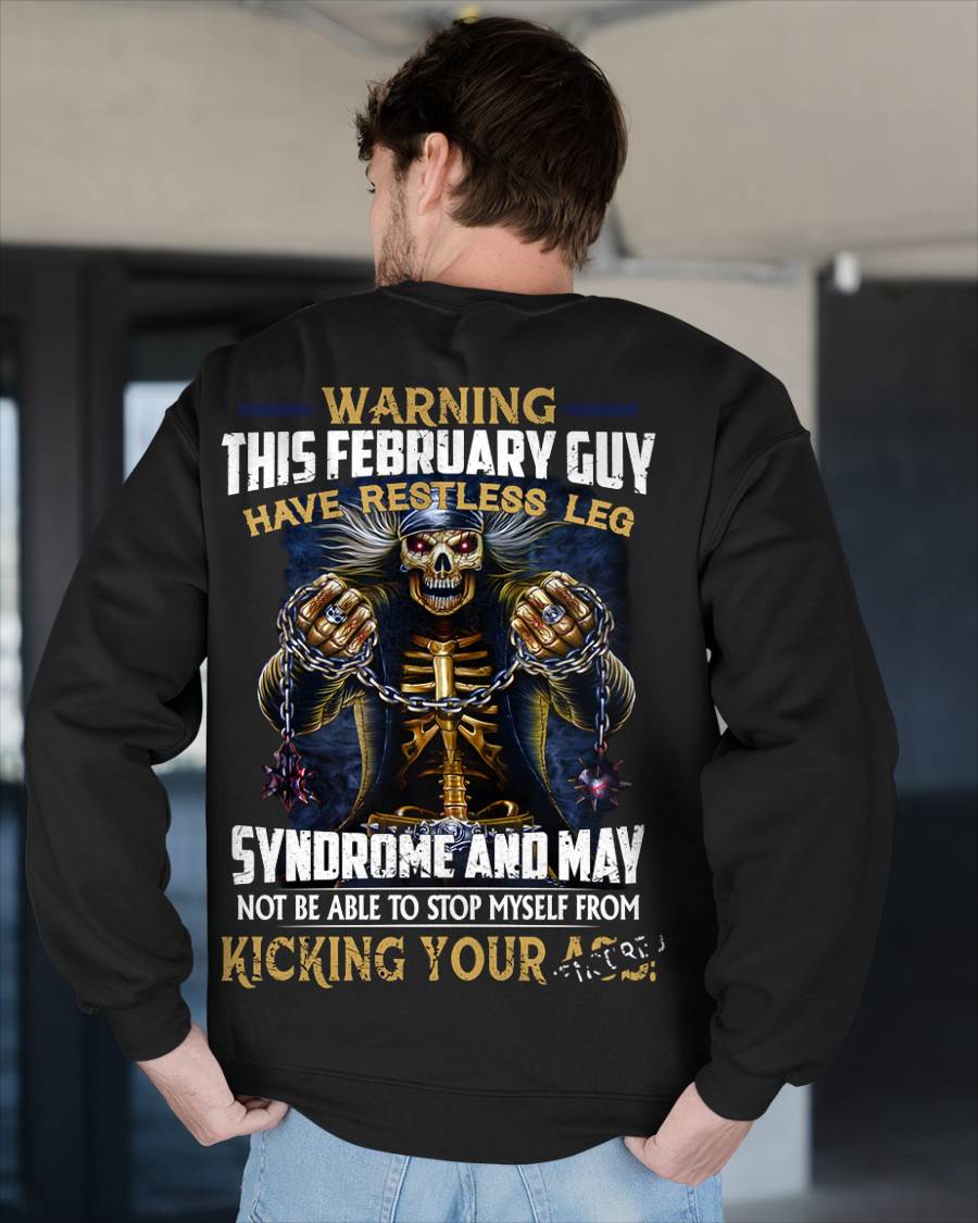 FEBRUARY, WARNING THIS FEBRUARY GUY HAS RESTLESS LEG – SNOW MALE02 (SKU26T-01-57-02)