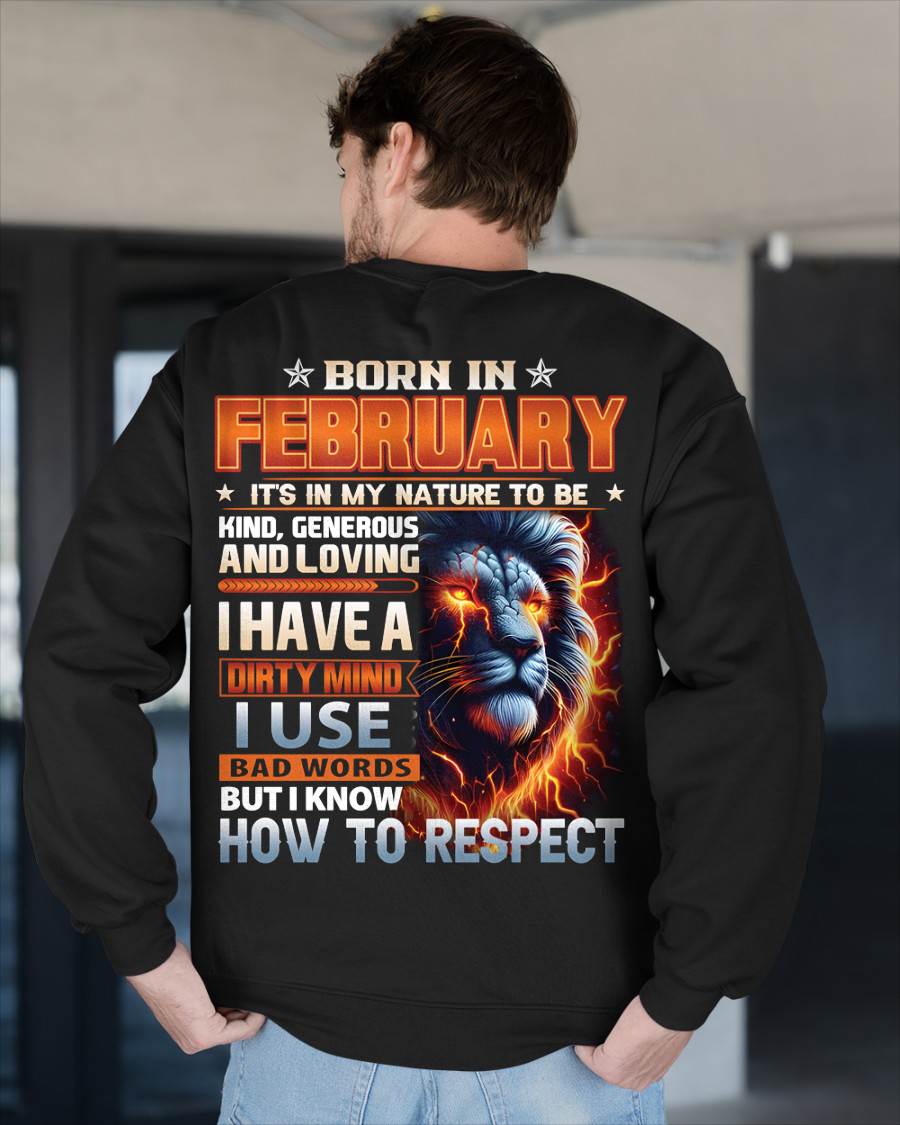 FEBRUARY, I KNOW HOW TO RESPECT – SNOW MALE02 (SKU08-84-02)