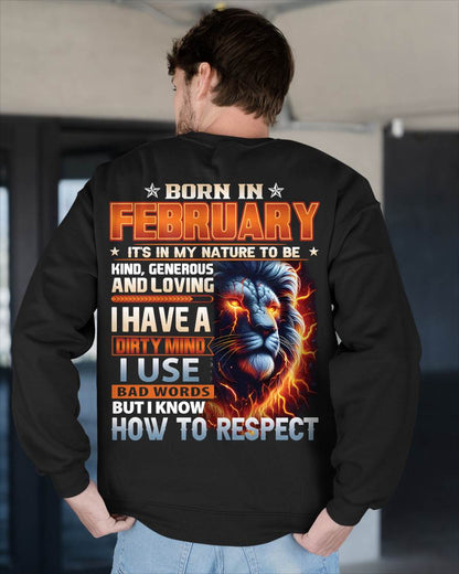 FEBRUARY, I KNOW HOW TO RESPECT – SNOW MALE02 (SKU08-84-02)