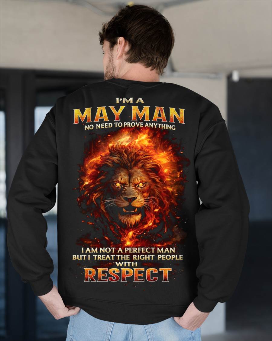 MAY, NO NEED TO PROVE ANYTHING I AM NOT A PERFECT MAN - SNOW MALE05 (SKU26T-0177-05)