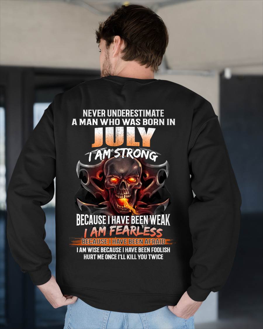 JULY SHIRT, I AM FEARLESS – SNOW MALE07 (SKU2602-173-07)