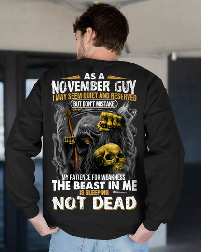 NOVEMBER, I MAY SEEM QUIET AND RESERVED BUT DON’T MISTAKE – SNOW MALE11 (SKU08-82-11)