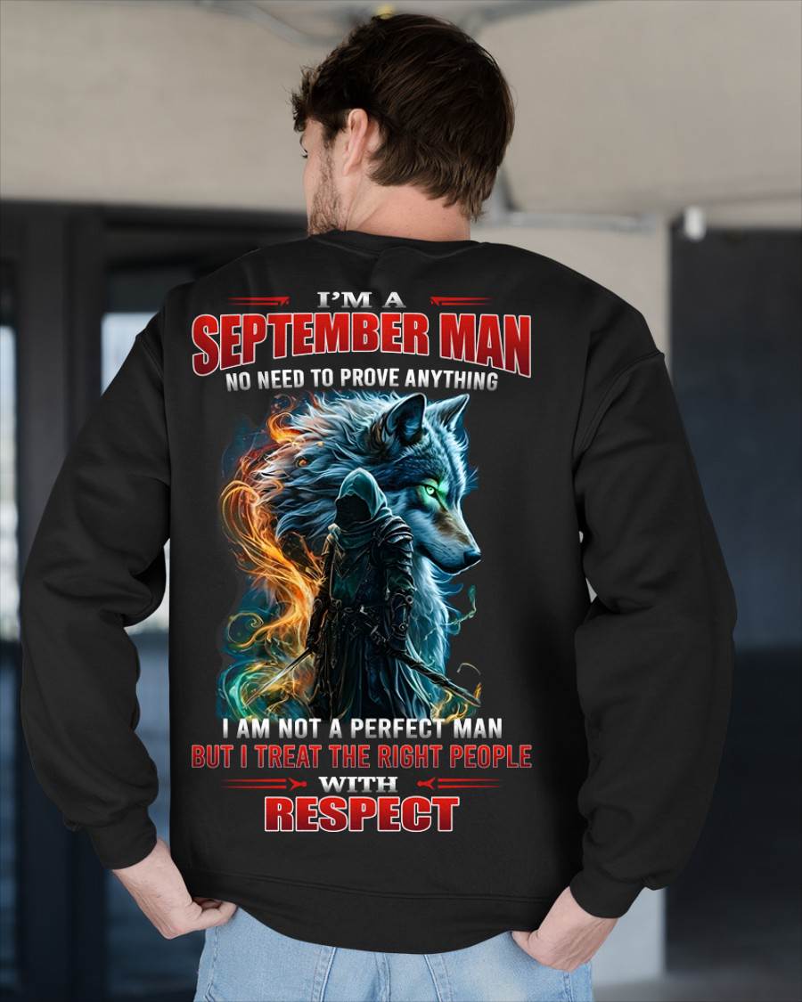 SEPTEMBER, I’M A SEPTEMBER MAN NO NEED TO PROVE ANYTHING - SNOW MALE09 (SKU26T-01-67-09)