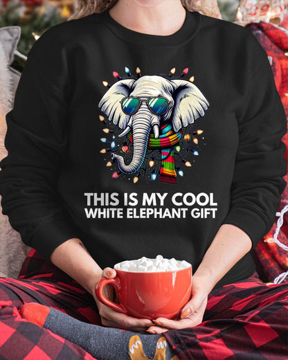 Funny White Elephant Wrapped Elephant Dumb T-Shirt