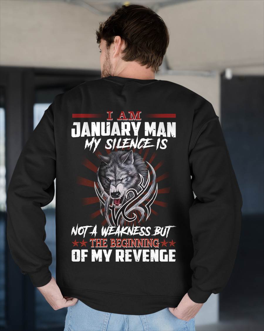 JANUARY, MY SILENCE IS NOT A WEAKNESS SNOW MALE01 (SKU26T-01158-01)