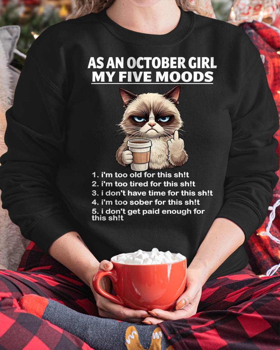 OCTOBER SHIRT, MY FIVE MOOD - SNOW10 (SKU2603-147-10)