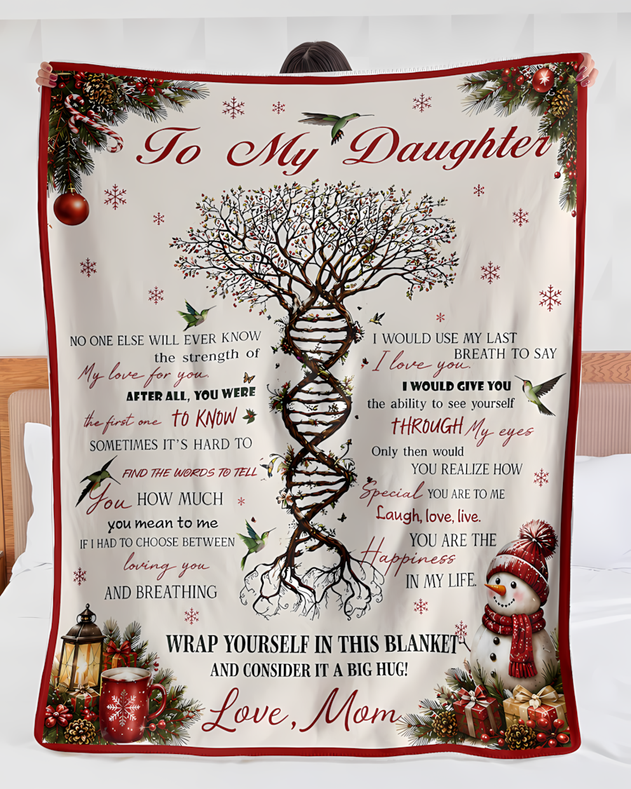 Special Gift For Your Daughter Blanket - From Mom (SKU2607-159)