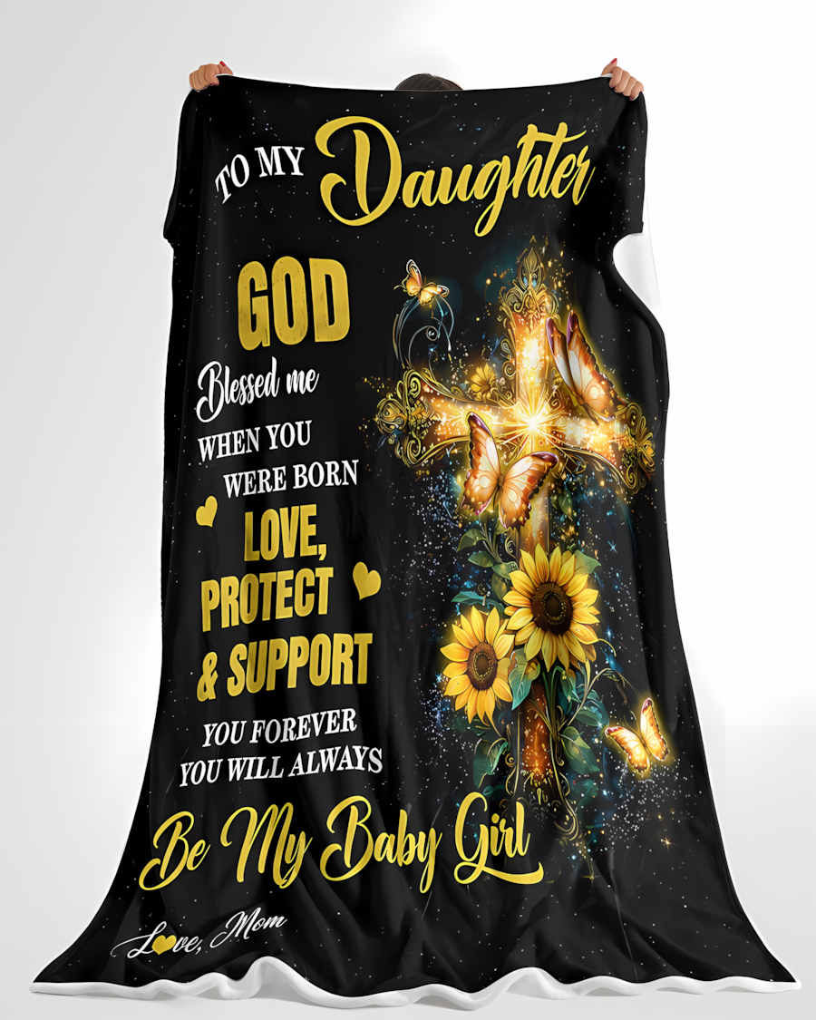 Special Gift For Your Daughter Blanket - From Mom (SKU2608-327)