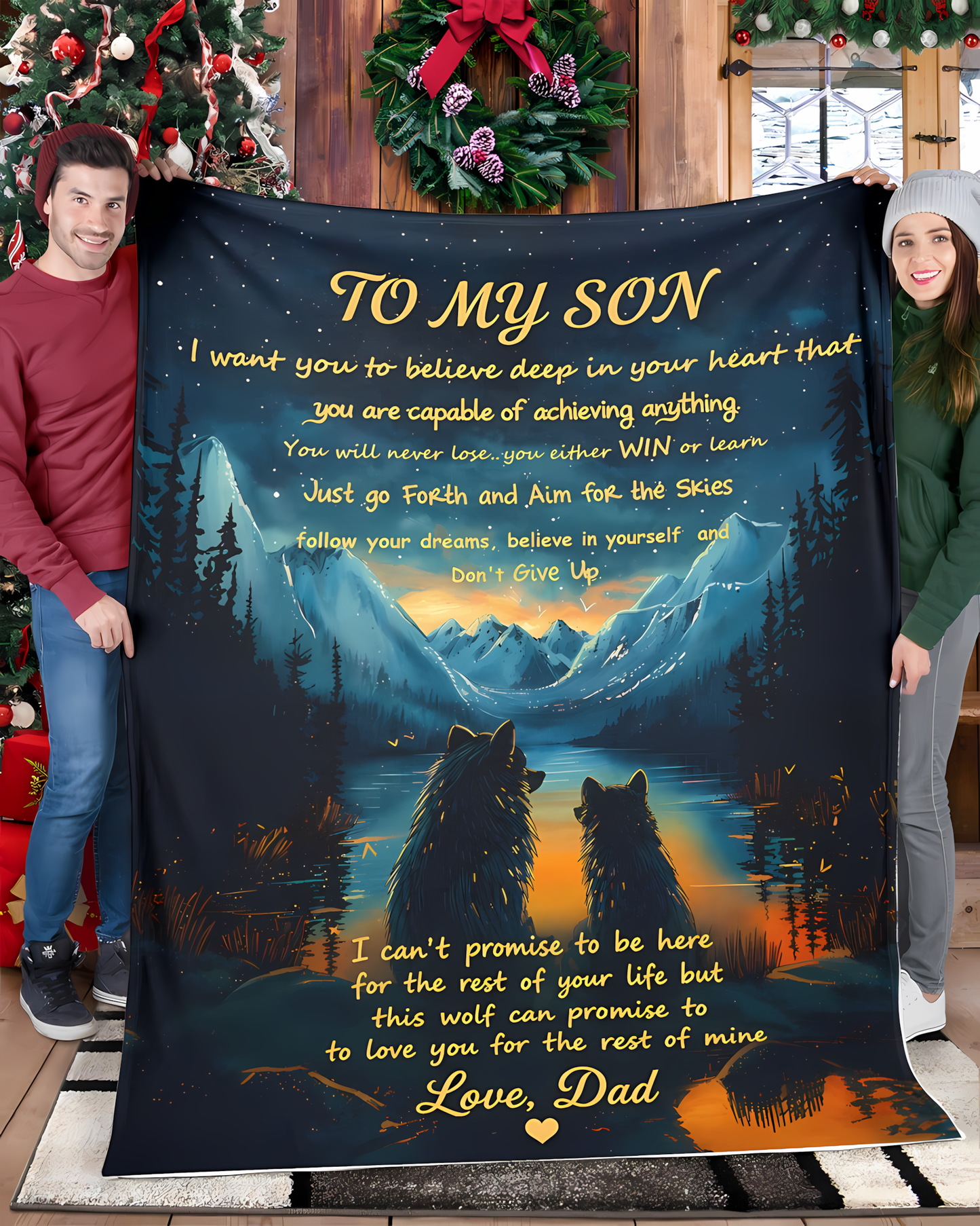 Special Gift For YourSon Blanket - From Dad (SKU2606-54)