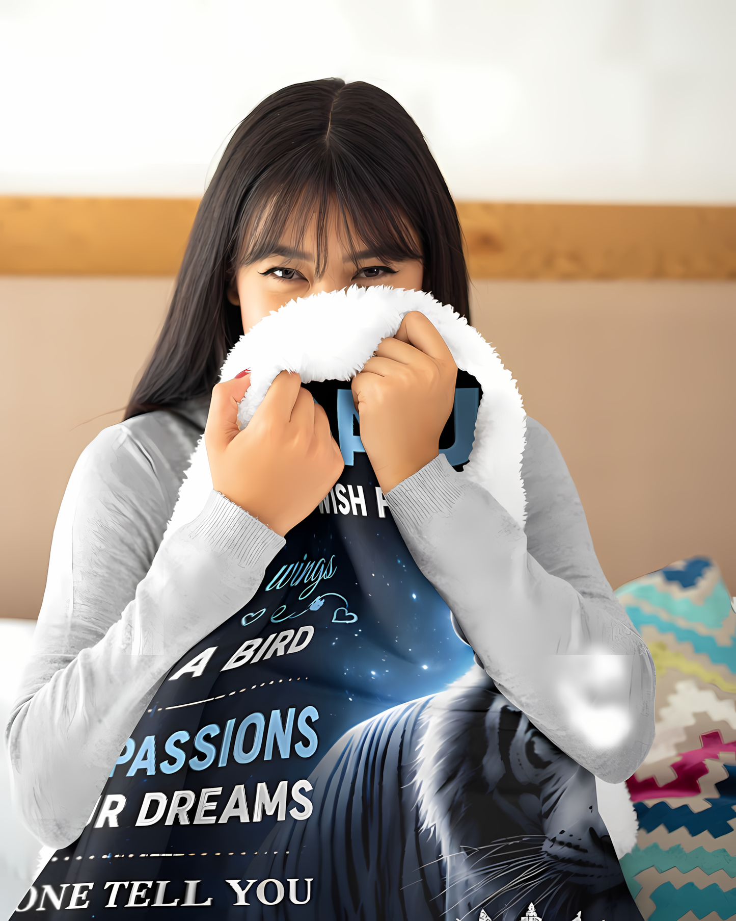 Special Gift For Your Daughter Blanket - From Mom (SKU2606-90)